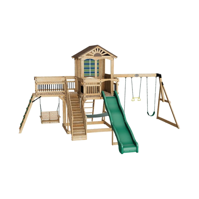 Backyard Discovery Caribbean, outdoor swing set, product view on a white background