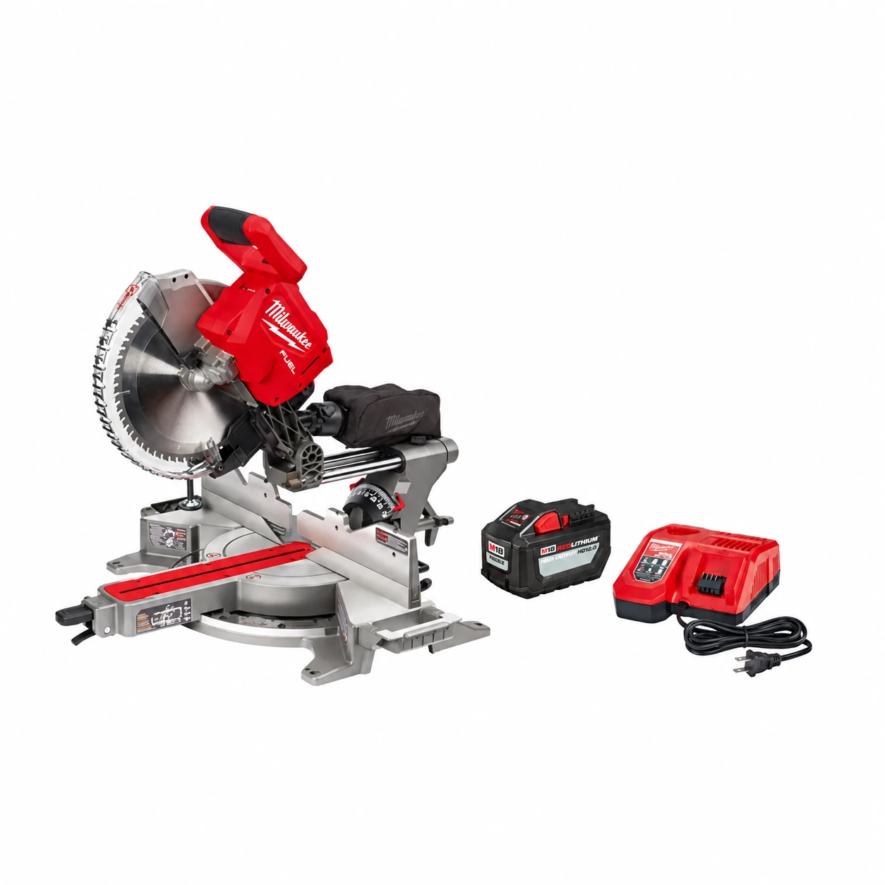 Milwaukee 2739-21HD M18 FUEL 12" Dual-Bevel Sliding Compound Miter Saw Kit, view 1